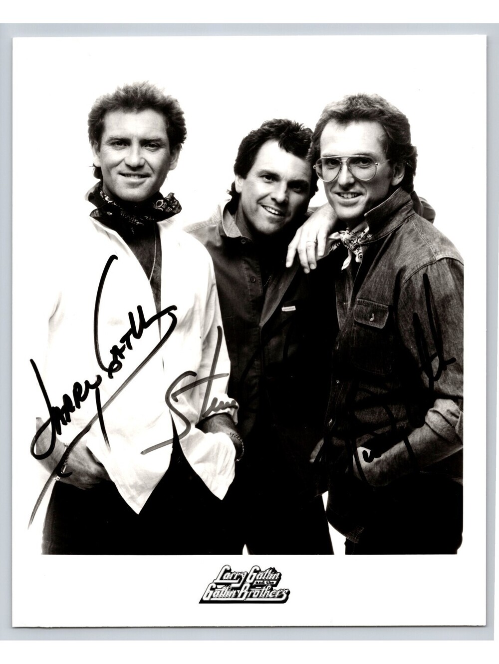 Larry Gatlin And The Gatlin Brothers Photo Country Music Star Photo Signed Auto